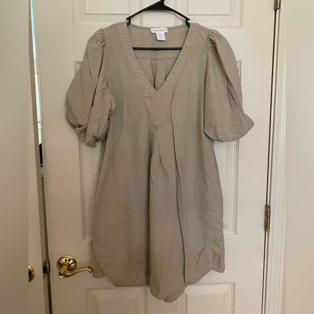 Linen Blend Dress